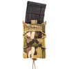 High Speed Gear 11TA00MC Rifle TACO Single Mag Pouch - MOLLE, Fits Most Rifle Magazines, Hybrid Kydex and Nylon, Multicam