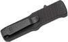 HK Knives Hadron OTF AUTO Knife - 3.375" 154CM Black Clip Point Blade, Black Aluminum Handles