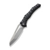 CIVIVI Knives Gavko Spiny Dogfish Folding Knife - 3.47" 14C28N Stonewashed Reverse Tanto Blade, Milled Black G10 Handles - C22006-1