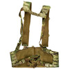 Blue Force Gear 10 Speed Split Front Chest Rig - Fits (4) M4/AR-15 Magazines, Cordura Construction, Multicam