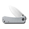 We Knife Ben Petersen Banter Folding Knife - 2.9" S35VN Satin Spear Point Blade, Gray G10 Handles - 2004E