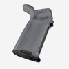 Magpul MOE+ Grip - Fits AR Rifles, Rubber Overmold, Storage Compartment, Gray