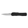 Kershaw Livewire OTF AUTO Knife - 3.3" CPM-20CV Satin Spear Point Blade, Black Aluminum Handles, Reversible Clip - 9000