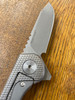 Sharps Bros Meanstreak Folding Knife - 2.25" Drop Point CPM Magnacut Stonewash Blade, Gray Titanium Scales