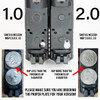 C&H Precision Weapons M2.0™ C.O.R.E. to Holosun 509T Adapter Plate - Steel Adapter Plate, Includes Mounting Hardware