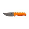 Benchmade Hunt Steep Country Fixed Blade Knife - 3.54" S30V Drop Point, Orange Santoprene Handles, Boltaron Sheath - 15006