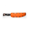 Benchmade Hunt Meatcrafter 2 Fixed Blade Knife - 6.08" CPM-S45VN Orange Cerakoted Trailing Point, Carbon Fiber Handles, Boltaron Sheath - 15500OR-2