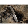 WOOX Rock62 Sculpted Micarta Fixed Blade - 4.5" Stonewash Sleipner Steel Blade, Sculpted Micarta Scales
