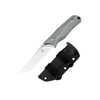 Kizer Knives 1049A1 Elgon Fixed Blade Knife - 3.94" D2 Stonewashed Tanto, Gray Micarta Handles, Kydex Sheath