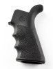 Hogue AR-15 / M16 OverMolded Rubber Beavertail Grip with Finger Grooves - Black
