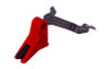 True Precision Axiom Trigger w/ Trigger Bar - Red Trigger with Black Safety, for Glock 43/43X/48