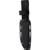 Spartan Blades Harsey Fighter Fixed Blade Knife - 6.125" 1095 Black Powder Coated Blade, Black Injection Molded Handles, Black Injection Molded Sheath - SBSL006BK