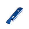 Glow Rhino Pry Bar Aluminum - Blue Tritium Insert, Blue Anodized Finish