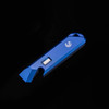 Glow Rhino Pry Bar Aluminum - Blue Tritium Insert, Blue Anodized Finish