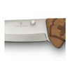 Victorinox Swiss Army Evoke Folding Knife - 3.875" Bead Blast Drop Point Blade, Wood Handles with Clip - 0.9415.D630