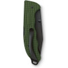 Victorinox Swiss Army Evoke Folding Knife - 3.875" Black Clip Point Blade, Olive Green Alox Handles with Clip - 0.9425.DS24