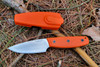 Ontario 6200 SPL Pack Knife - 3.9" CPM-MagnaCut Satin Drop Point Blade, Orange G10 Handle, Molded Plastic Sheath