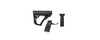Daniel Defense AR-15 Furniture Set - Butt Stock, Pistol Grip, Vertical Foregrip, Black