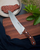 Xin Cutlery XC143 XinCross 8.3" Tactical Style Chef Knife (Satin) - Sculpted Black and Orange G10 Handle