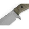 Benchmade Anonimus Fixed Blade Knife - 5" CPM-CruWear Tungsten Gray Drop Point, OD Green G10 Handles, Boltaron Sheath - 539GY