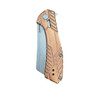 Kershaw 3445CU Static KVT Flipper Knife - 2.8" D2 Stonewashed Cleaver Blade, Copper Handles