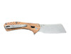 Kershaw 3445CU Static KVT Flipper Knife - 2.8" D2 Stonewashed Cleaver Blade, Copper Handles