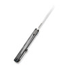 We Knife Company Navo Flipper Knife - 3.25" CPM-20CV Satin Drop Point Blade, Rose Carbon Fiber Handles - WE22026-2