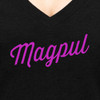 Magpul Women's Rover Script V-Neck T-Shirt - Black