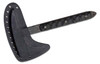 Stroup Knives Spike Axe - 12" Overall, 1095 Hand Carved Blade, Milled Black G10 Handles, Kydex Sheath - TOMS-B-G10-S