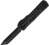 Heretic Knives Colossus OTF AUTO - 3.5" CPM-MagnaCut Black Stonewash Tanto Blade, Breakthrough Gray Aluminum Handle with Black Traction Inlay - H040-8A-BRKGRY
