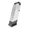 Springfield Hellcat Pro 10 Round 9MM Magazine - Fits Hellcat Pro, Silver Stainless Steel Body with Black Base Plate