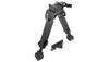 UTG Rubber Armored Full Metal QD Bipod - 6.0"- 8.5" Center Height, QD Picatinny Attachment