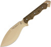 TOPS Knives CUMA TAK-RI Fixed Blade Survival Kukri - 7" Tan 1095HC Kukri Blade, Micarta Scales, Nylon Sheath - CUMATK-3.5