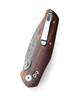 Bestech Knives Bestechman Ronan Folding Knife - 3.26" Damascus Spear Point Blade, Rosewood Handles - BMK02L