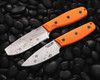 Ontario 6140 SPL Dive Knife - 4.14" CPM-MagnaCut Satin Blunt Tip Combo Blade, Orange G10 Handle, Molded Plastic Sheath