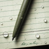 Rite in the Rain All-Weather Black OD Green Clicker Pen - OD Green Metal Body, Black Ink