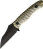 Wachtman Knife & Tool Kilff Fixed Blade - 2.71" 80CRV2 Wharncliffe Blade, OD Green Micarta Handles, Kydex Sheath