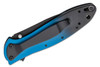 Kershaw 1660GBLUBK Ken Onion Leek Assisted Flipper Knife - 3" CPM-MagnaCut Black Plain Blade, Blue/Black Gradient Aluminum Handles