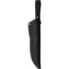 BPS Knives Savage CSH Fixed Blade - 4.75" 1066 High Carbon Steel Blade, Bog Oak Wood Handle, Leather Sheath