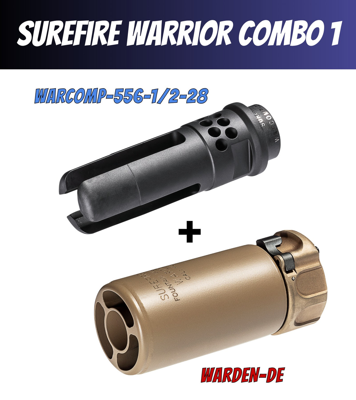 【日本売り】実物 新品 Surefire WARCOMP-762-5/8-24 パーツ