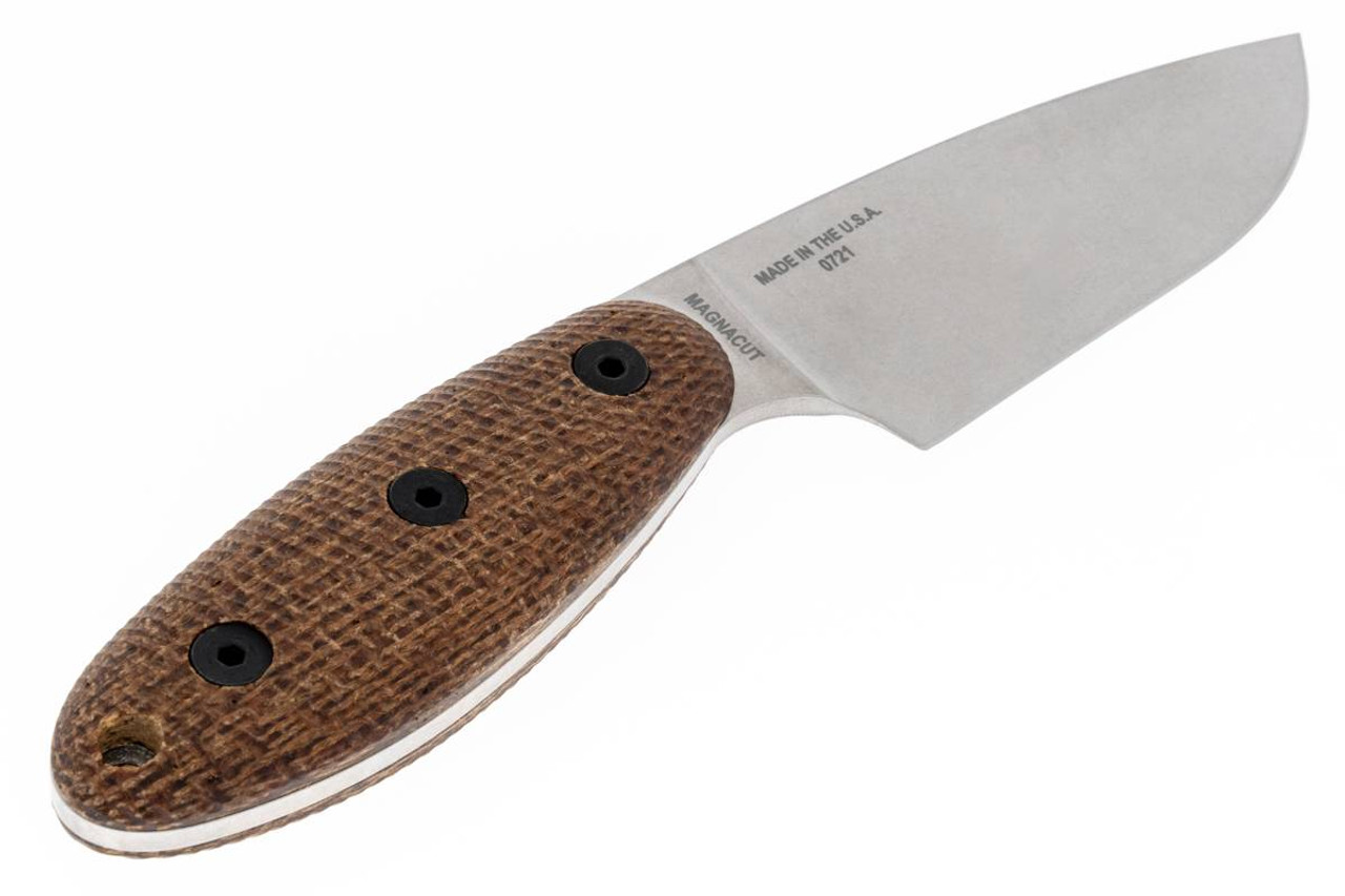 ESEE Knives Sencillo 3D Fixed Blade Knife 3 Drop Point CPM MagnaCut