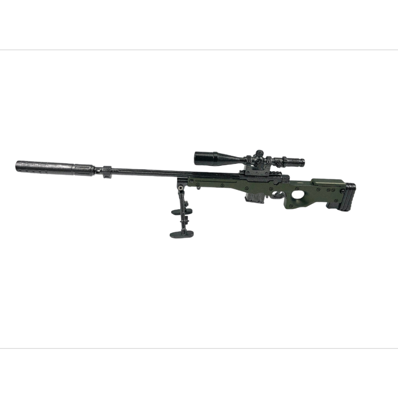 Miniature AWM 338 Sniper Model | 1/5 Scale Replica Non-firing Collectible  Model