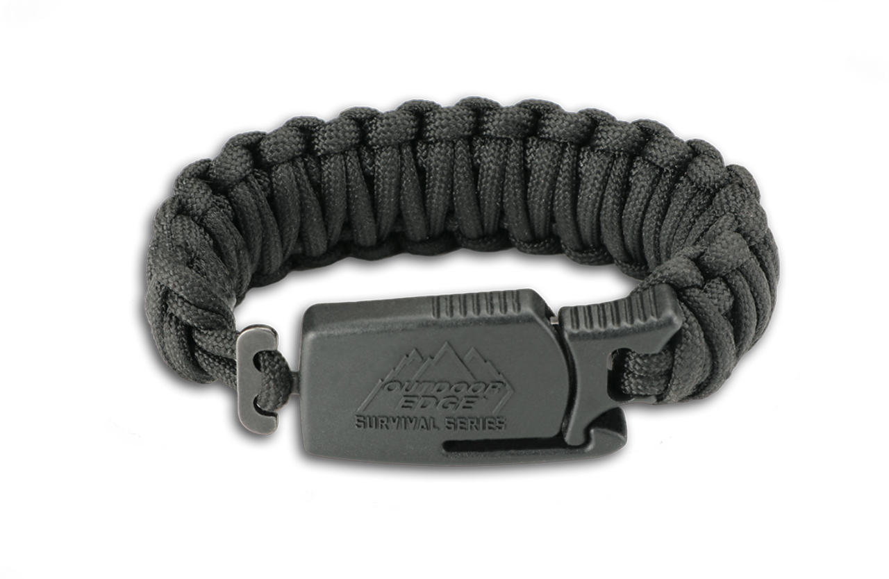 Everbilt 1.5 in. Paracord Survival Bracelet Buckle (2-Pack), Black