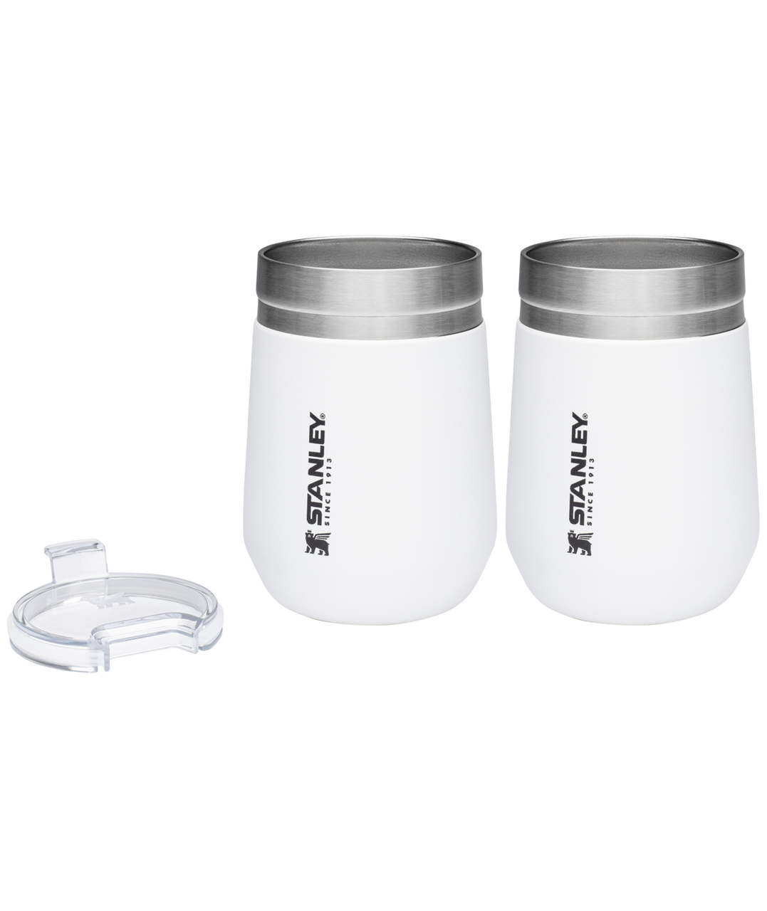 Stanley GO Everyday Wine Tumbler Twin Pack - Polar White, 10 OZ