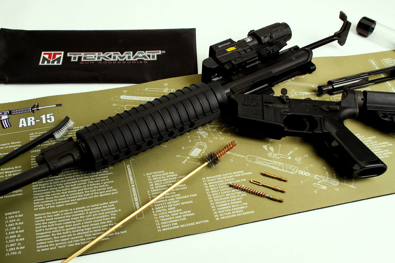 AR-15 Builder's Gun Cleaning Mat – Falko Tactical