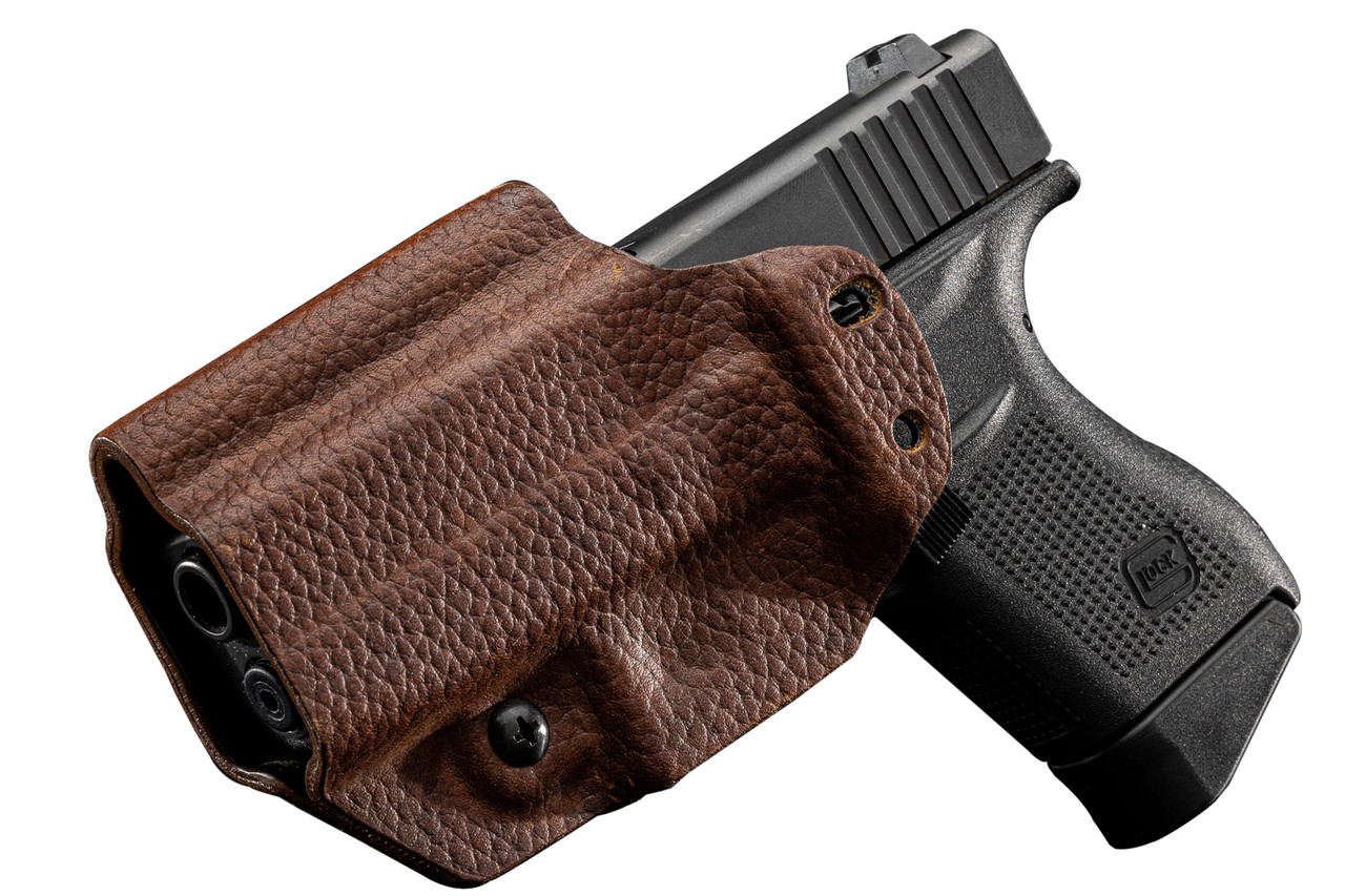 Custom Concealed Carry Leather Holster (OWB) Glock 43 G43