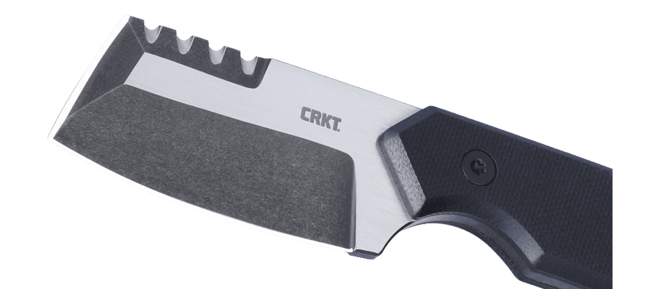 FIXED BLADE KNIFE RAZEL CHISEL - SILVER