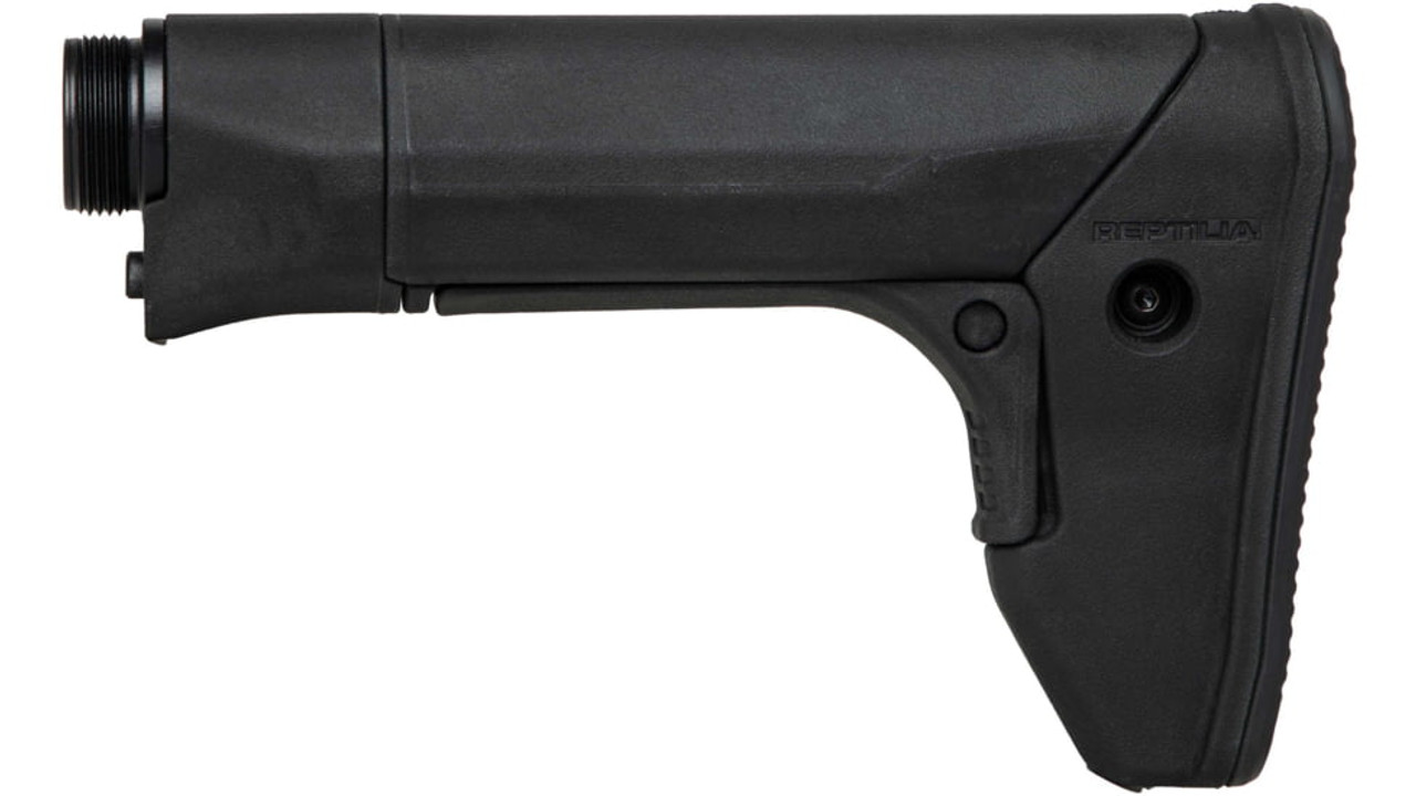 Reptilia RECC-E Rifle Stock - Fits AR Buffer Tube, Black, Includes