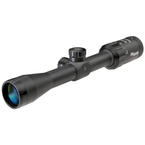 Sig Sauer WHISKEY3 2-7X32mm Rifle Scope - 1" Main Tube, Quadplex Reticle, 0.5 MOA Adjustments, Black