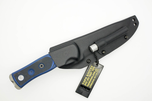 TOPS Knives BOB Brothers of Bushcraft Fieldcraft Fixed - 4.75" 154CM Blade, Black and Red G10 Handles, Kydex Sheath - BROS-154-RB TOPS Knives BOB Brothers of Bushcraft Fieldcraft Fixed - 4.75" 154CM Blade, Black and Red G10 Handles, Kydex Sheath - BROS-154-RB